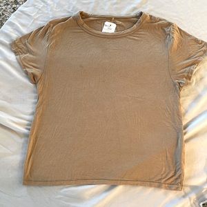 American Eagle camel colored t shirt, XS